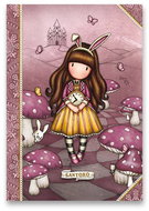 MAR-MAR Gorjuss A5 sewn, lined, random motif - Exercise Book