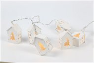 Marimex Decor Nature Chain with White Houses - Christmas Chain