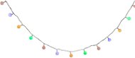 Marimex Řetěz 180 LED párty světýlka - Vianočná reťaz