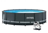 INTEX Florida Premium Grey 4,88x1,22 m + PF Sand 4 tartozékokkal - Intex 28324 - Medence