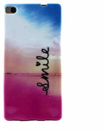 OEM Silicone case Smile for Huawei Ascend P8 - Phone Cover