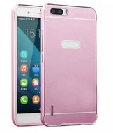 OEM Aluminum Cover SHINY for Huawei Honor 6 Plus - Pink - Phone Cover