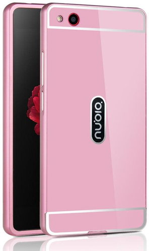 OEM Aluminum SHINY cover for Lenovo S60 - Pink - Phone Cover - Main image