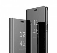 OEM Clear View case for Huawei P40 lite - black - Phone Case