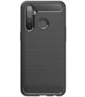 OEM Silicone Case CARBON for Huawei P Smart Pro 2019 - Black - Phone Cover