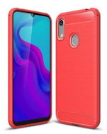 OEM Silicone case CARBON for Xiaomi Redmi Note 5A - red - Phone Cover
