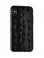 OEM Silicone Case Prism Diamond for SAMSUNG A530 GALAXY A5 (2018) / A8 (2018) - Black - Phone Cover