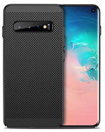 OEM Plastic cover MESH for Samsung Galaxy S10 Plus G975 - black - Phone Cover