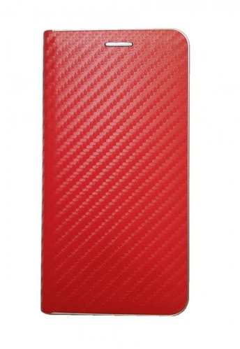 R2Invest Leather case CARBON for Samsung Galaxy S10 G973 - red - Phone Case - Main image