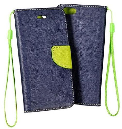 Telone Fancy Book Flip Case for Xiaomi Mi 8 - blue/lime - Phone Case - Main image