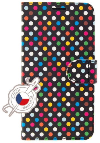 Housing type book FIXED FIT for Samsung Galaxy J4+ J415 - Rainbow Dots - Phone Case - Main image