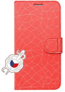 Housing type book FIXED FIT for Samsung Galaxy J4+ J415 - motif Red Mesh - Phone Case