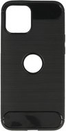 Silicone case CARBON for IPHONE 12 PRO MAX - black - Phone Cover