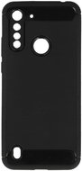 CARBON silicone case for MOTOROLA MOTO G8 POWER LITE - black - Phone Cover