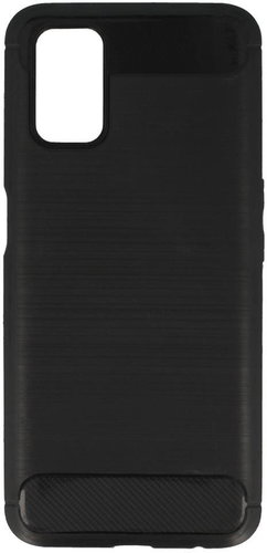 CARBON silicone case for OPPO A72 - black - Phone Cover - Main image