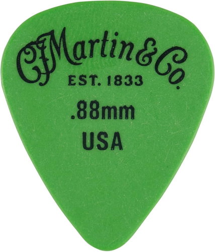 Martin Pick Pack351 Delrin 88mm Green - Plectrum - Main image