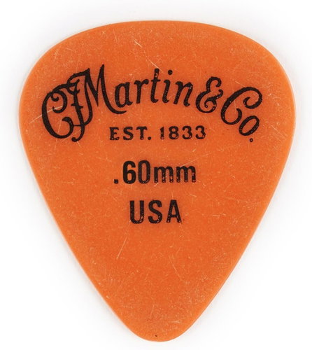 Martin Pick Pack351 Delrin 60mm Orange - Plectrum - Main image