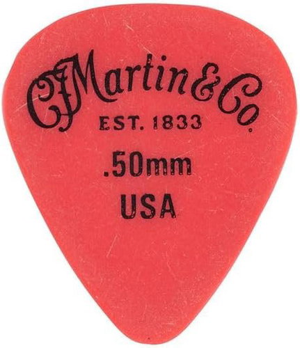 Martin Pick Pack351 Delrin 50mm Red - Plectrum - Main image