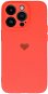 Vennus Valentínske pouzdro Heart na iPhone 12 – korálové - Kryt na mobil