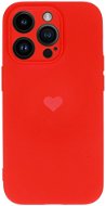 Vennus Valentínske puzdro Heart na iPhone 13 Mini – červené - Kryt na mobil