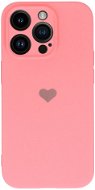 Vennus Valentýnské puzdro Heart na iPhone 14 Plus – ružové - Kryt na mobil