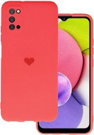 Vennus Valentínske puzdro Heart pre Samsung Galaxy A03S – červené - Kryt na mobil