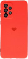 Vennus Valentýnské pouzdro Heart pro Samsung Galaxy A13 4G - červené - Kryt na mobil