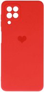 Vennus Valentínske puzdro Heart na Samsung Galaxy A22 4G/Galaxy M22 4G – červené - Kryt na mobil