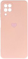 Vennus Valentínske puzdro Heart pre Samsung Galaxy A22 4G/Galaxy M22 4G – ružové - Kryt na mobil