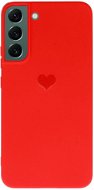 Vennus Valentínske puzdro Heart na Samsung Galaxy S22 Plus – červené - Kryt na mobil