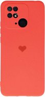 Vennus Valentýnské pouzdro Heart pro Xiaomi Redmi 10C - korálové - Phone Cover