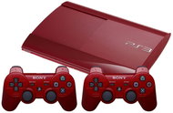 Sony PlayStation 3 Slim New Red 500GB + 2x DualShock 3 - Game Console