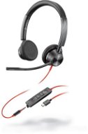Poly BLACKWIRE 3325, USB-C + 3.5mm - Headphones