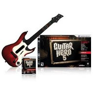 PS3 - Guitar Hero 5 + Kytara - Hra na konzoli