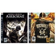 Game For PS3 - DOUBLE UP - Medal Of Honor: Airborne + Mercenaries 2: World In Flames - Console Game