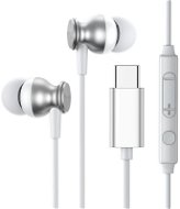 Joyroom JR-EC04 in-ear headphones USB-C, silver - Headphones