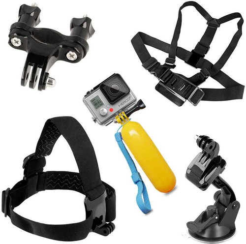 MG Set 9in1 set of mounting accessories for GoPro SJCAM - Action Camera Accessories - Main image