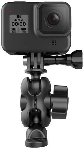 Telesin motorcycle rear view mirror mount for sports cameras, black - Action Camera Accessories - Main image