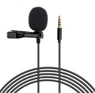 MG Lavalier microphone 3.5mm mini jack 1.5m, black - Microphone