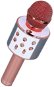 MG Bluetooth Karaoke mikrofon s reproduktorem, růžovozlatý - Mikrofon