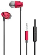 Dudao X2Pro earphones 3.5mm mini jack, red - Headphones