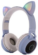 MG CA-028 wireless headphones with cat ears, blue - Wireless Headphones