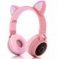 MG CA-028 wireless headphones with cat ears, pink - Wireless Headphones