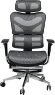 MOSH AIRFLOW-702L čierno-biela - Kancelárska stolička