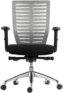 MOSH BS-401 čierno/biela - Kancelárska stolička