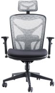 MOSH AIRFLOW-601 čierno-biela - Kancelárska stolička