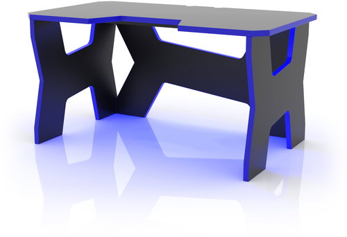 MOSH with blue LED backlight - Gaming Desk - Main image