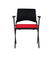 MOSH 1506 čierno-červená – balenie 2 ks - Konferenčná stolička