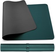 MOSH Dual sided Table mat černá / tmavě zelená M - Íróasztal alátét
