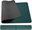 Dual sided table mat black / dark green